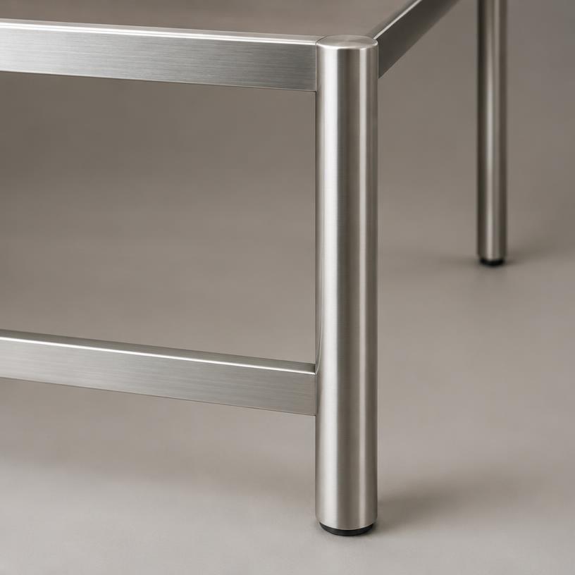Detalle de base Acero inoxidable